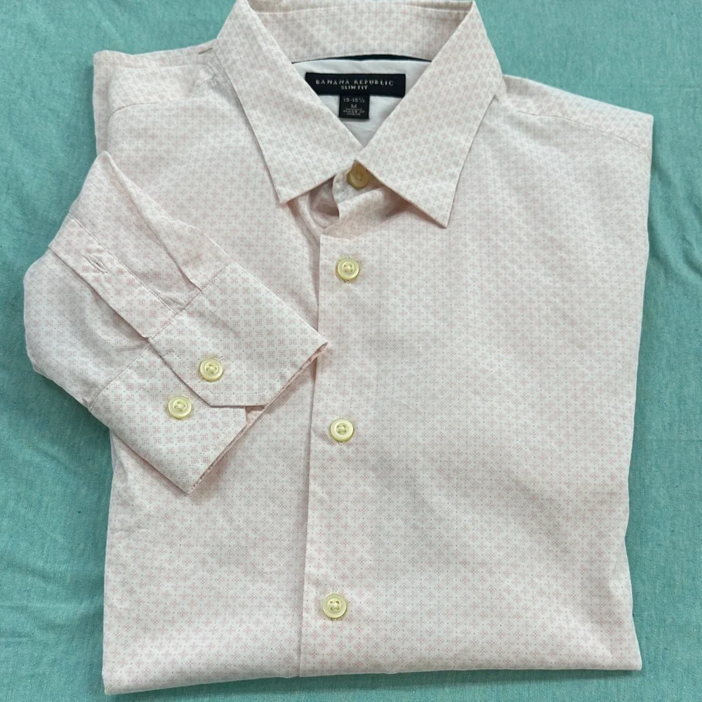 Banana Republic Men's Casual Button Down Shirts - bundle of 7 shirts
